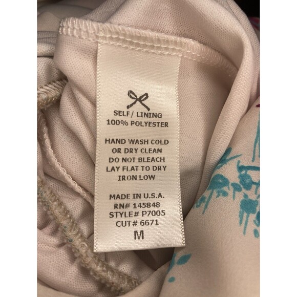 Everly Anthropologie Romper Women Medium Shorts Floral Flamingo Fairy Boho Sexy - Picture 8 of 8